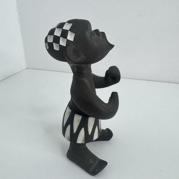 Signed Jaap Ravelli 1950s African Terracotta Banjoman Figurine Rare “Read” - Picture 6 of 11